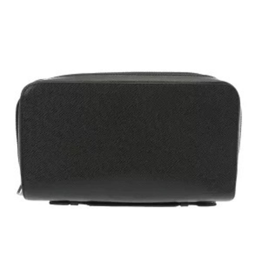 Louis Vuitton Taiga Zippy Travel Noir Black Leather Long Wallet